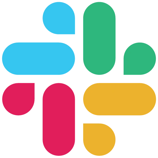 Slack logo on a transparent raster canvas